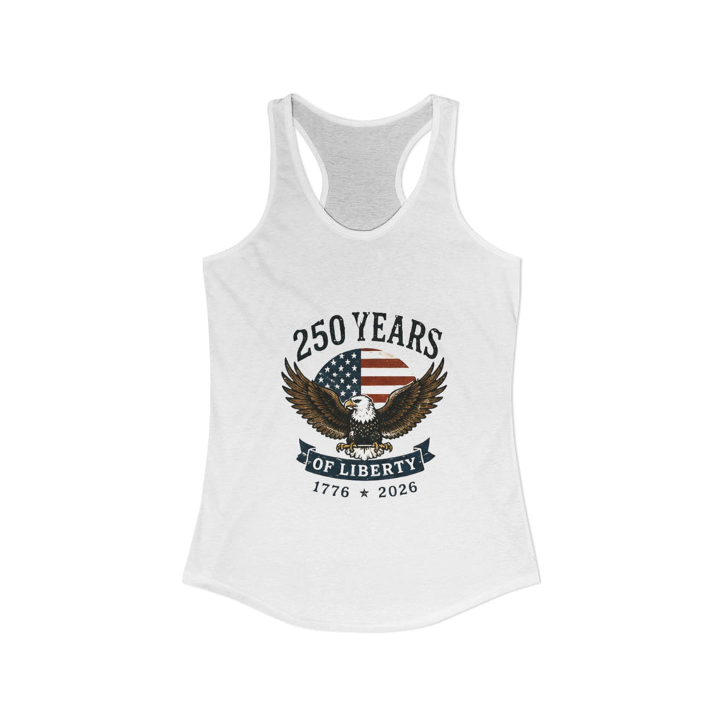 Women's Racerback Tank Top 250 America July 4th USA Merica
