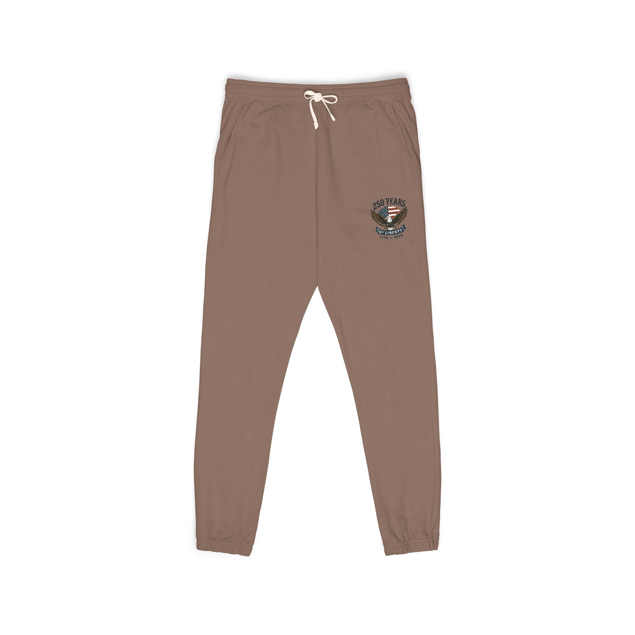 4th of July Liberty Sweatpants — America Freedom Graphic Fleece — 250 Celebration