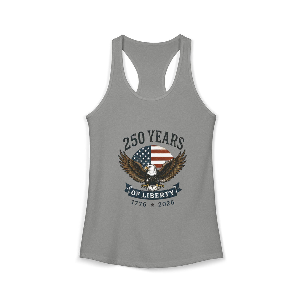 Women's Racerback Tank Top 250 America July 4th USA Merica