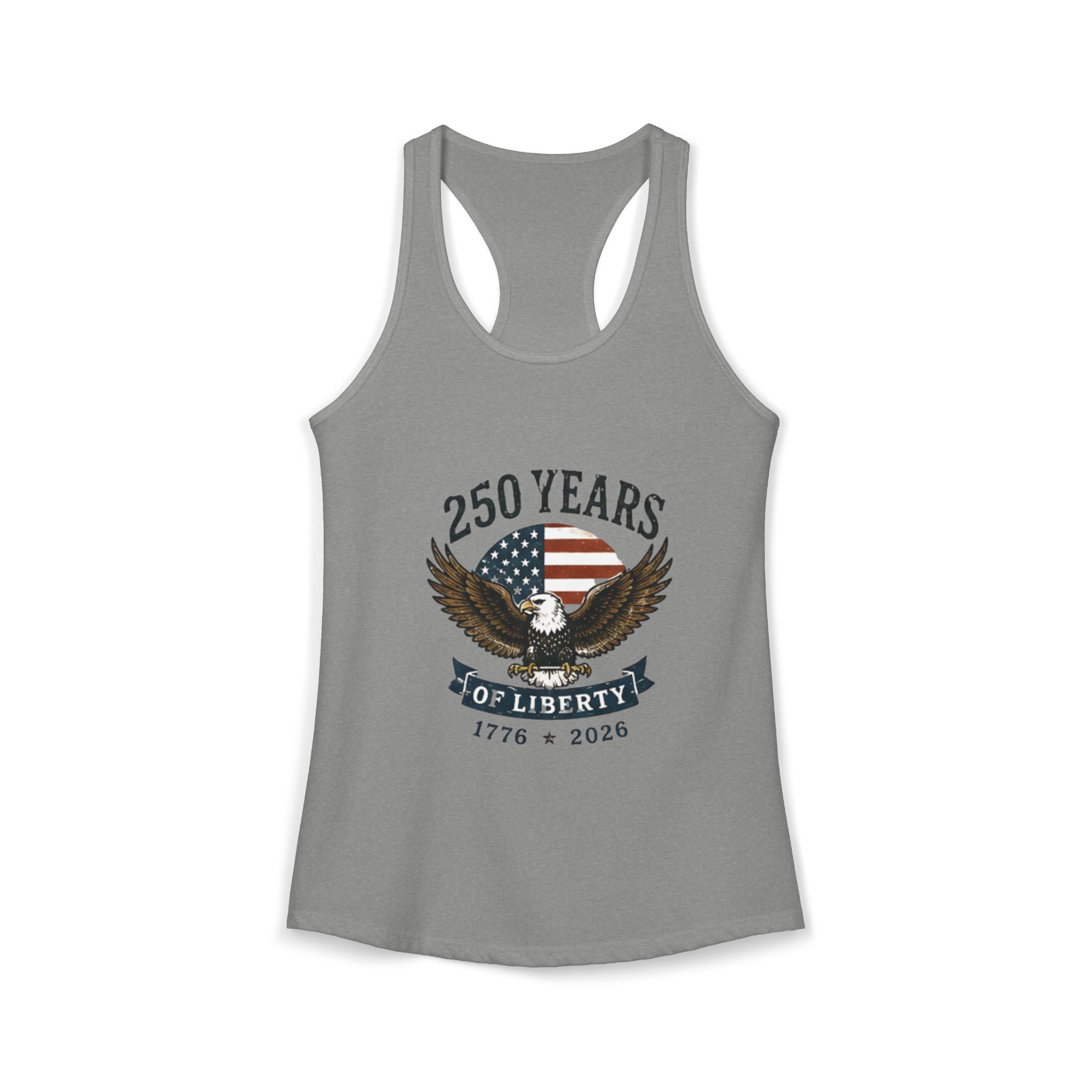 Women's Racerback Tank Top 250 America July 4th USA Merica