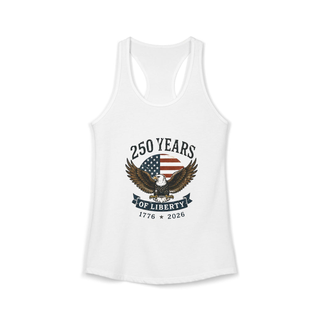 Women's Racerback Tank Top 250 America July 4th USA Merica