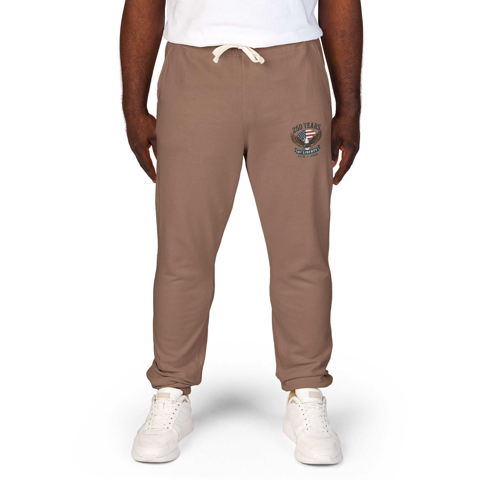4th of July Liberty Sweatpants — America Freedom Graphic Fleece — 250 Celebration