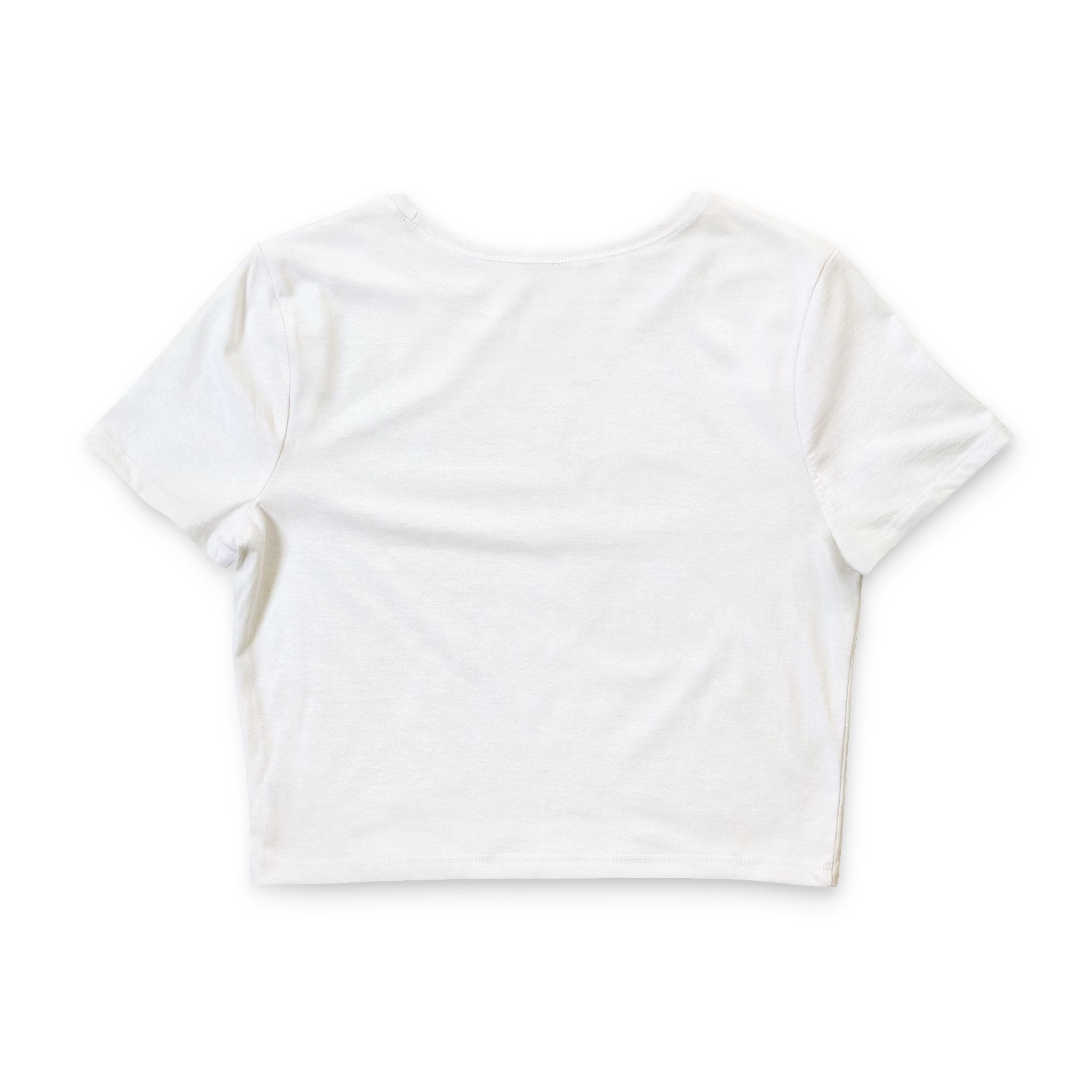 Patriotic Crop Tee — American Flag Graphic Women’s Crop Top — T-shirt 4th of July— Freedom Baby!